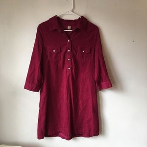 Corduroy dress